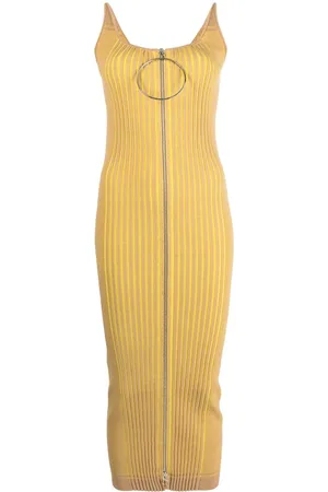 Paco rabanne Midikleid mit Zwei-Wege-Reißverschluss