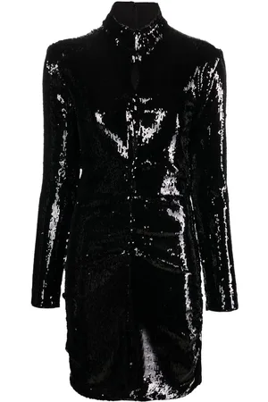 Isabel Marant Langärmeliges Kleid mit Pailletten