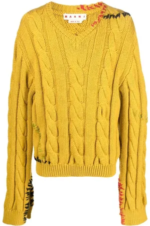 Marni Pullover mit Zopfmuster