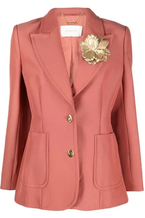 ZIMMERMANN Blazer mit Blumenapplikation
