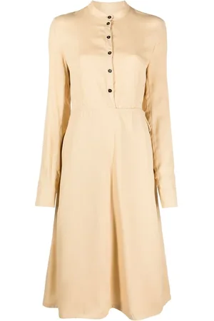 Jil Sander Midikleid mit langen Ärmeln