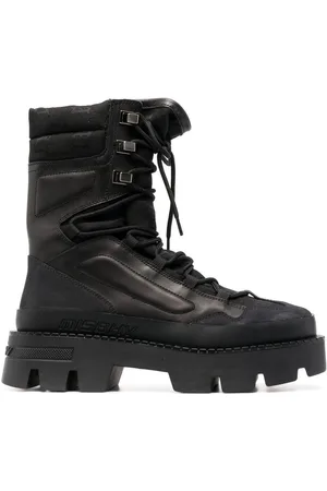 MISBHV Schnürstiefel mit dicker Sohle