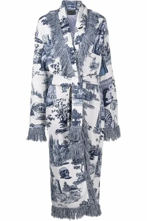 Philipp Plein Intarsien-Cardigan mit Fransen
