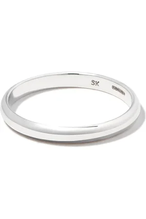 SPINELLI KILCOLLIN 18kt Half Round Weißgoldring
