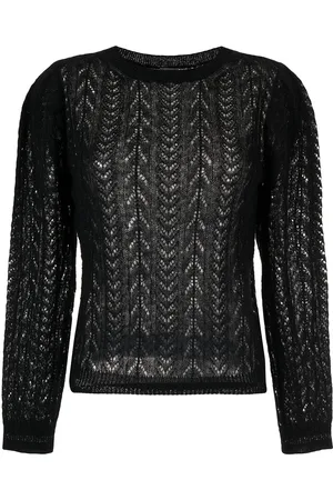 LORENA ANTONIAZZI Pullover mit Lochstrickmuster