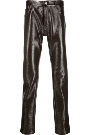 Courrèges Tapered-Hose mit Glanzoptik
