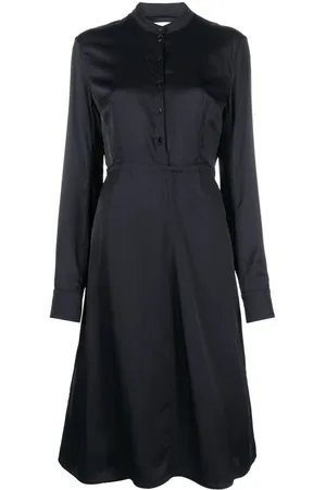 Jil Sander Kragenloses Midikleid