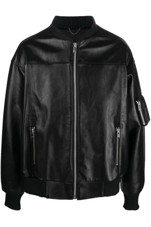 MISBHV X Ufo361 Bomberjacke aus Leder