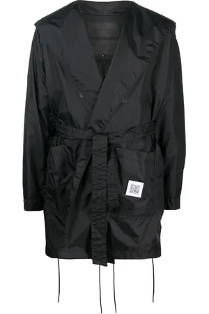 Fumito Ganryu Regenmantel mit Gürtel