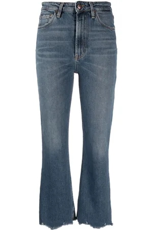 3x1 Bootcut-Jeans mit hohem Bund