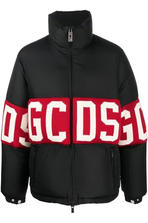 GCDS Gefütterte Jacke mit Logo