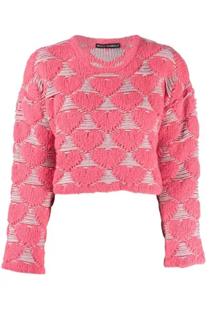 Marco Rambaldi Pullover mit Herzstickerei