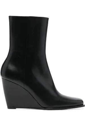 Wandler Damen Stiefel - 90mm leather wedge boots