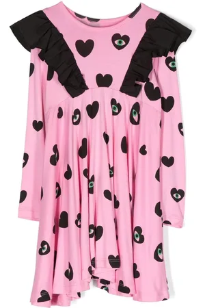 Wauw Capow by Bangbang Maya Kleid mit Herz-Print