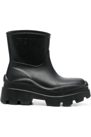 Msgm Stiefeletten mit Logo-Prägung