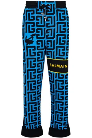 Balmain Jogginghose mit Monogramm-Print