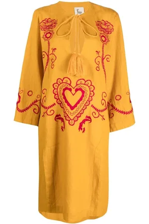 Paula Besticktes Kaftankleid