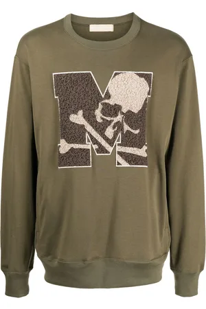 MASTERMIND JAPAN Sweatshirt mit Totenkopf-Print