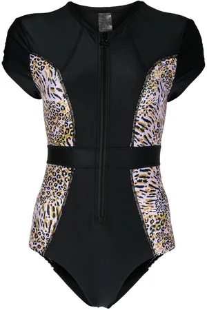 Duskii Leopard-print cap-sleeve spring suit