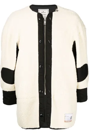 Maison Mihara Yasuhiro Fleecejacke mit Logo-Patch