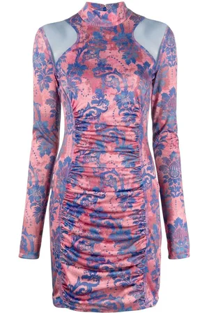 VERSACE Minikleid mit Paisley-Print