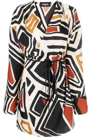 Dsquared2 Kleid mit geometrischem Print