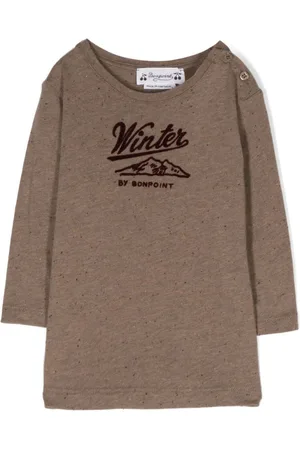 BONPOINT T-Shirt mit "Serighaphie"-Print
