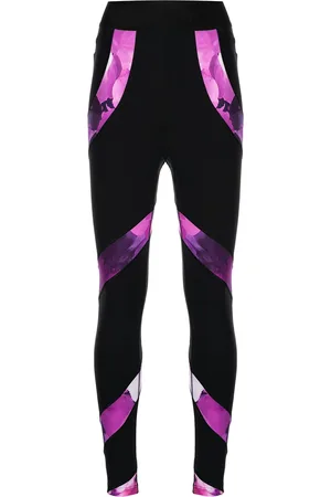 Marchesa Notte Leggings mit abstraktem Print
