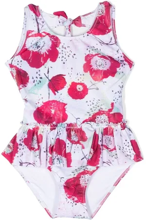 Le pandorine Badeanzug mit Blumen-Print