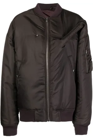 Y / PROJECT Bomberjacke mit Logo-Stickerei