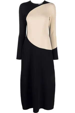 Tory Burch Midikleid in Colour-Block-Optik