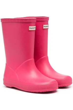 Hunter Regenstiefel mit Logo-Patch