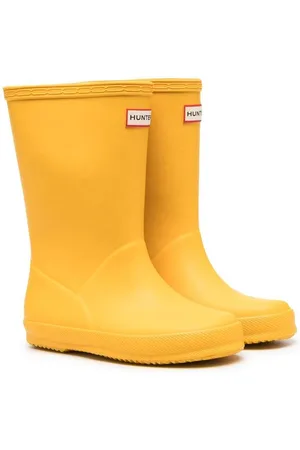 Hunter Regenstiefel mit Logo-Patch