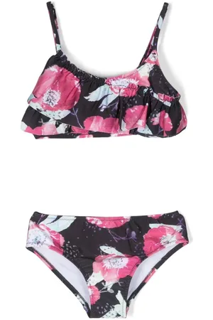 Le pandorine Bikini mit Blumen-Print