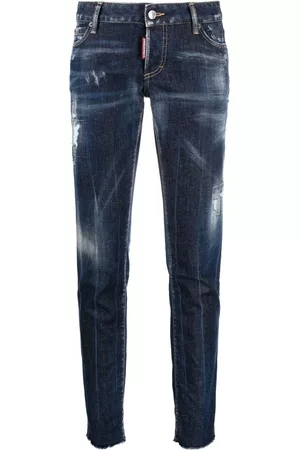 Dsquared2 Damen High Waisted Jeans - Jennifer low-rise skinny jeans