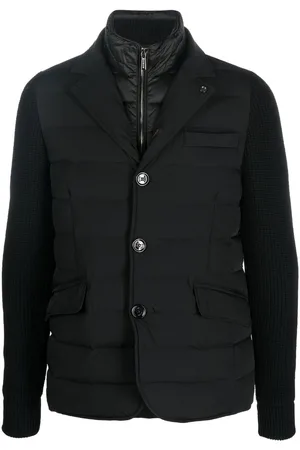 MOORER Daunenjacke mit Knopfleiste
