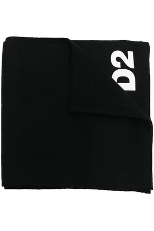 Dsquared2 Jungen Schals - Fine-knit logo-print scarf