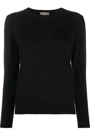 N.PEAL Pullover mit Rundhalsausschnitt
