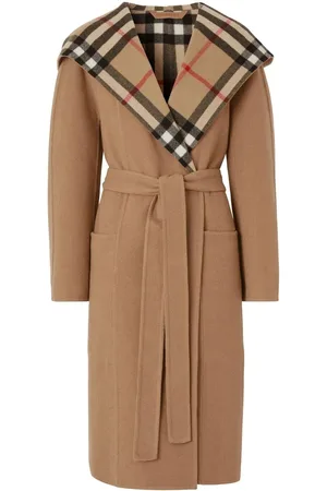 Burberry Karierter Wickelmantel