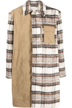 Feng Chen Wang Mantel im Patchwork-Look