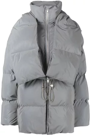 DION LEE Damen Puffer- & Daunenjacken - Reflective zip-away puffer jacket