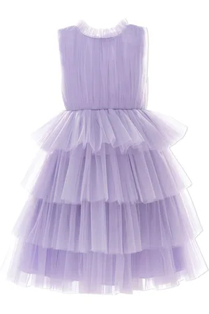 Tulleen Gestuftes Farvue Tüllkleid