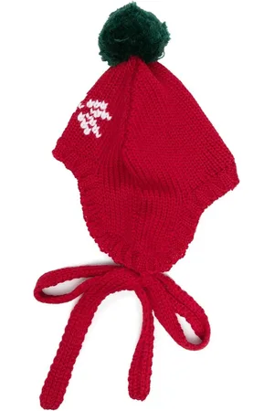 LA STUPENDERIA Hüte - Tie-fastening knitted hat