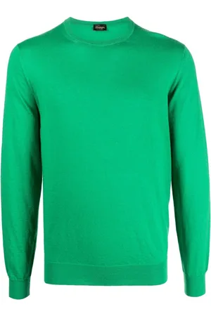 DRUMOHR Kaschmirpullover mit Rundhalsausschnitt