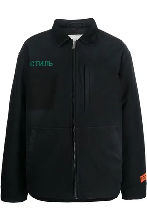 Heron Preston Jeansjacke mit Logo-Stickerei