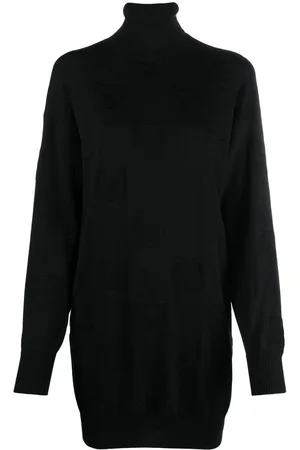 Moschino Strickkleid mit Logo