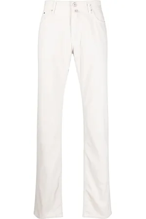 Jacob Cohen Halbhohe Straight-Leg-Hose