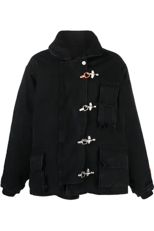 Heron Preston Canvas-Jacke mit Knebelverschluss