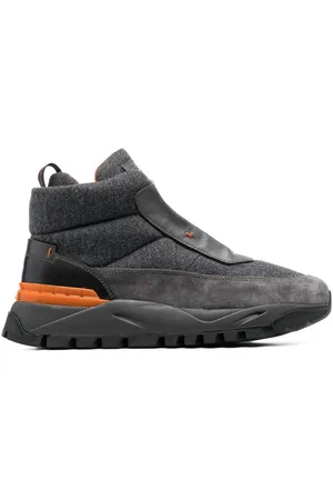 santoni High-Top-Sneakers mit Schnürung
