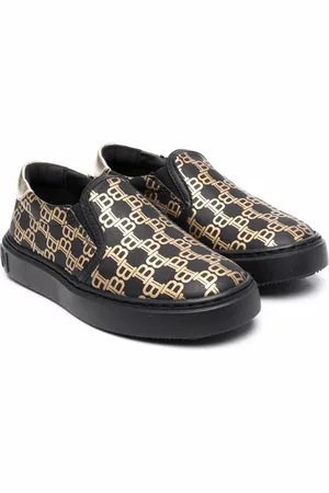 Balmain Slip-On-Sneakers mit Monogramm